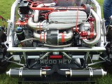 It's handbuilt engine pumps out a massive 300bhp. 